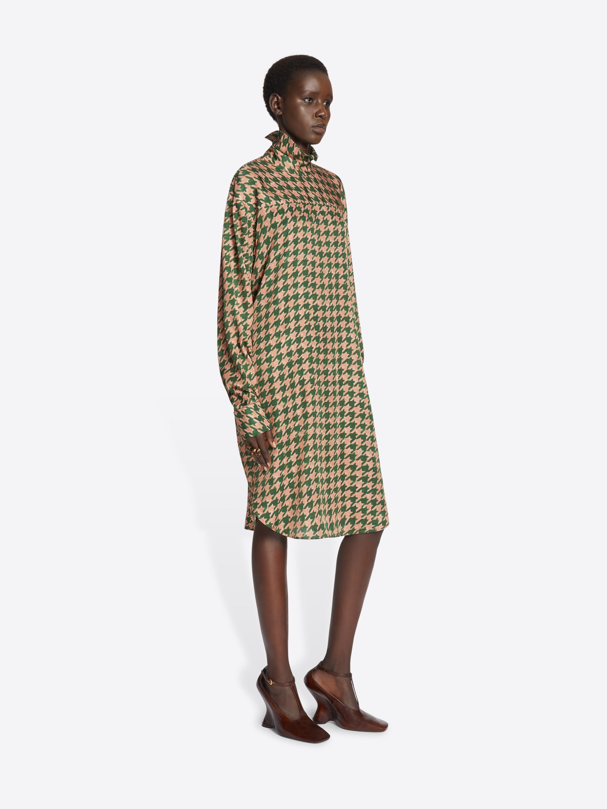 PRINTED SHIRT DRESS - 3