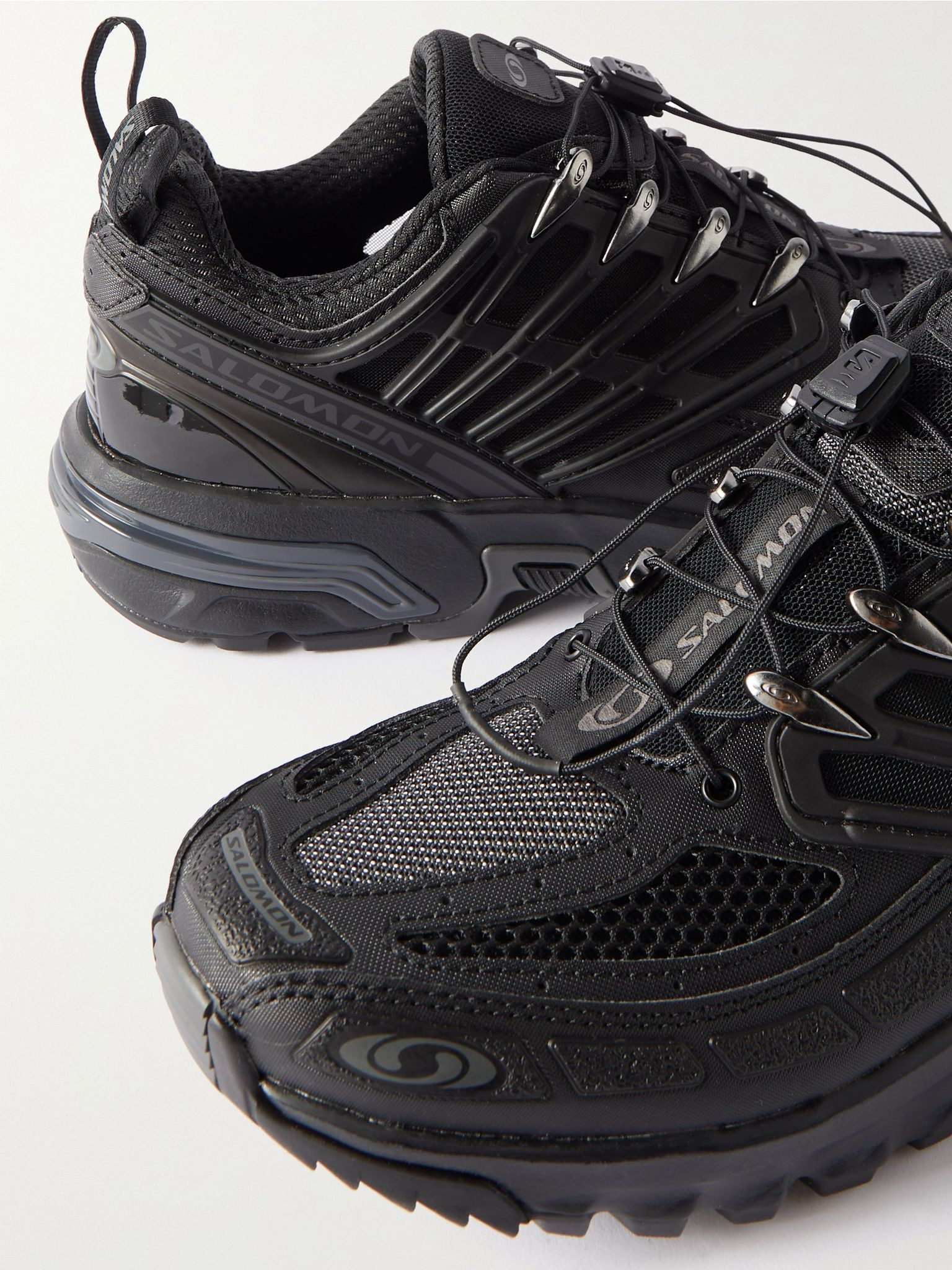 ACS Pro Advanced rubber-trimmed mesh sneakers Black - 5