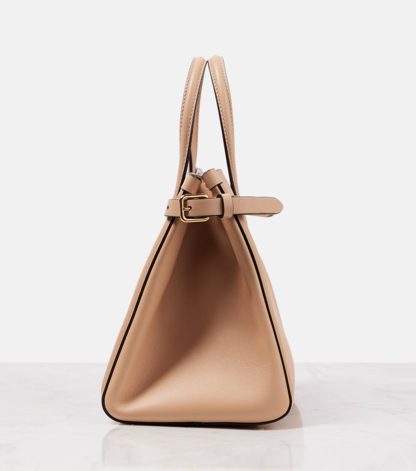 Antibes Small leather tote bag - 6