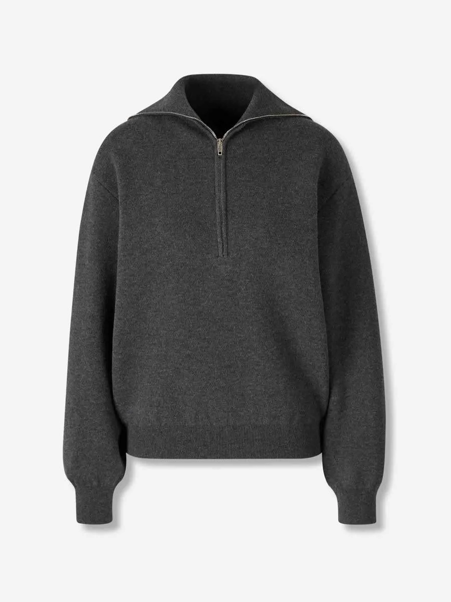 Balenciaga High Collar Sweater Back-To-Front - 1