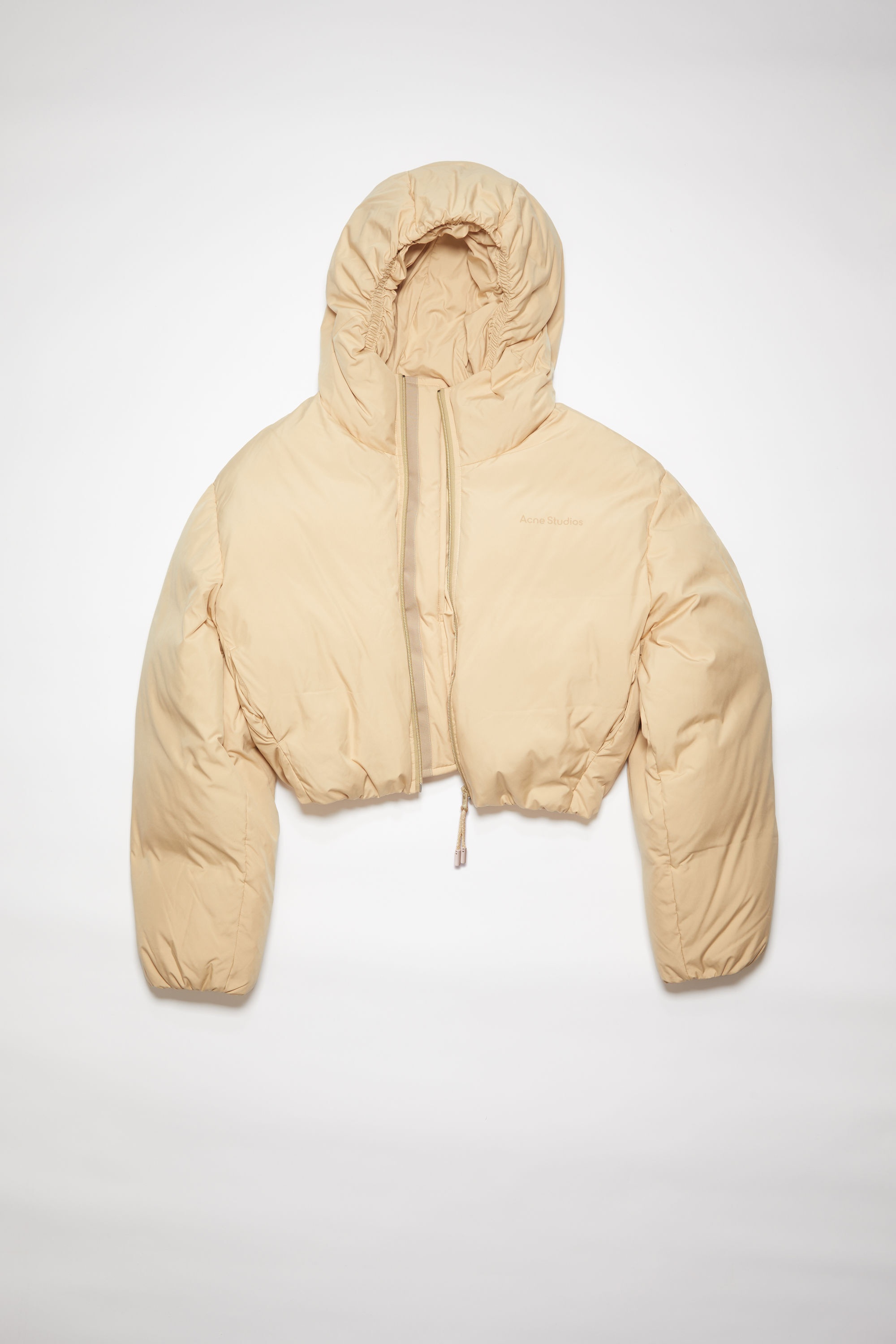 Hooded bomber jacket - Sand beige - 7