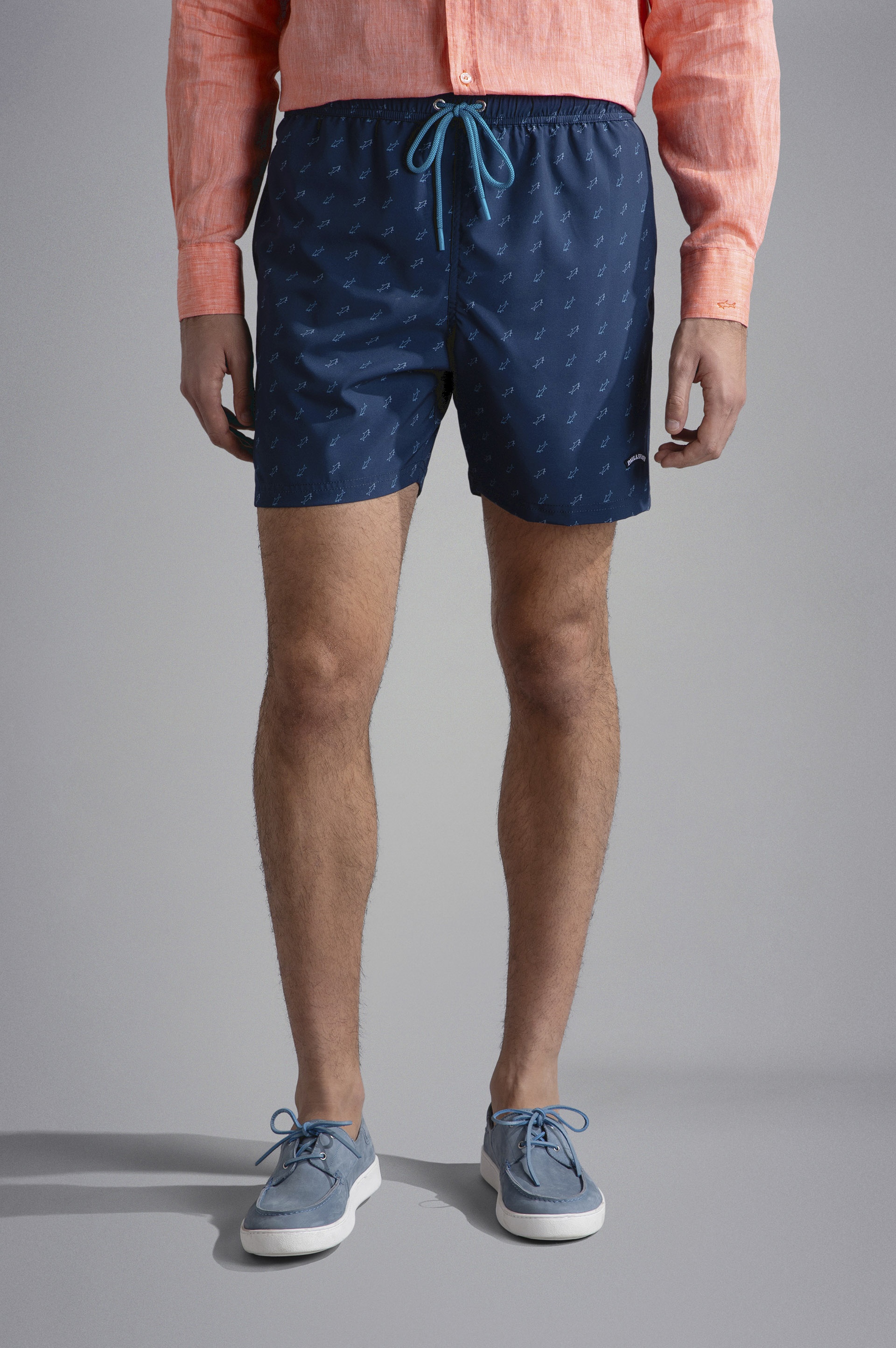 SWIM SHORTS WITH SHARK PRINT - 6