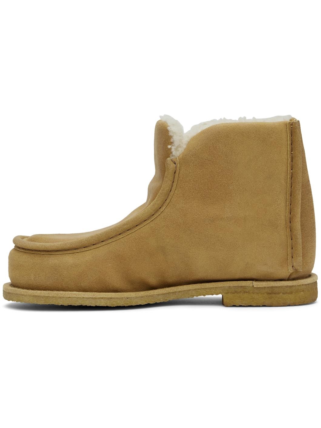 Tan Nubuck Boots - 3