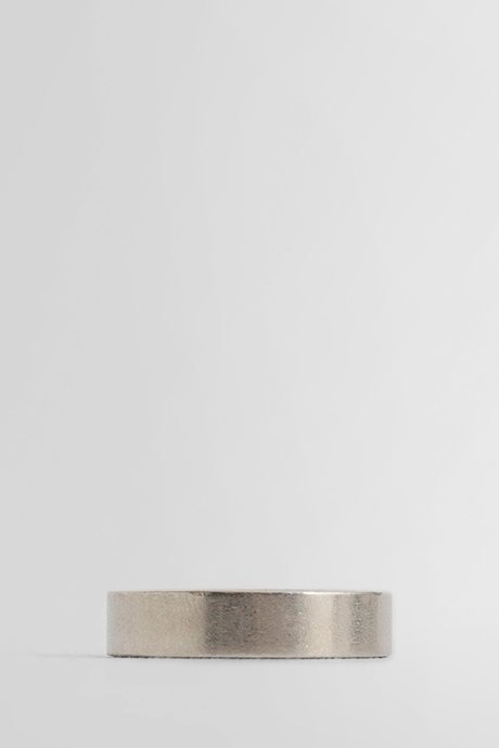 Maison margiela men's silver logo ring - 2