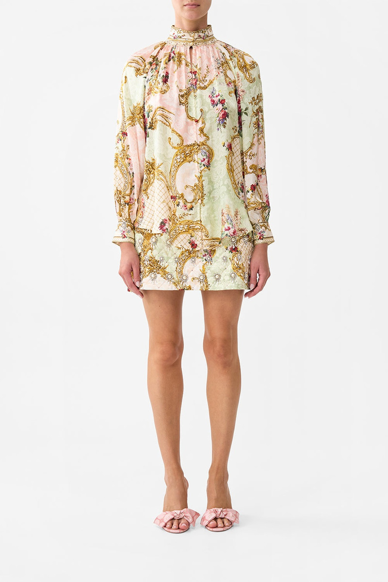 CAMILLA RAGLAN BUTTON UP SHIRT outlook