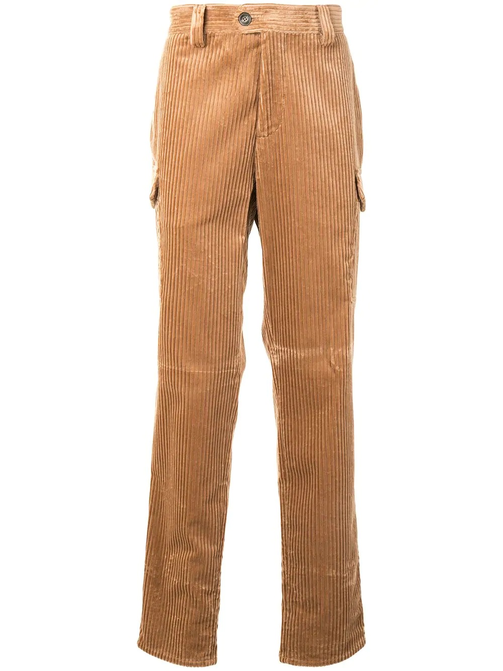 corduroy cargo trousers - 1