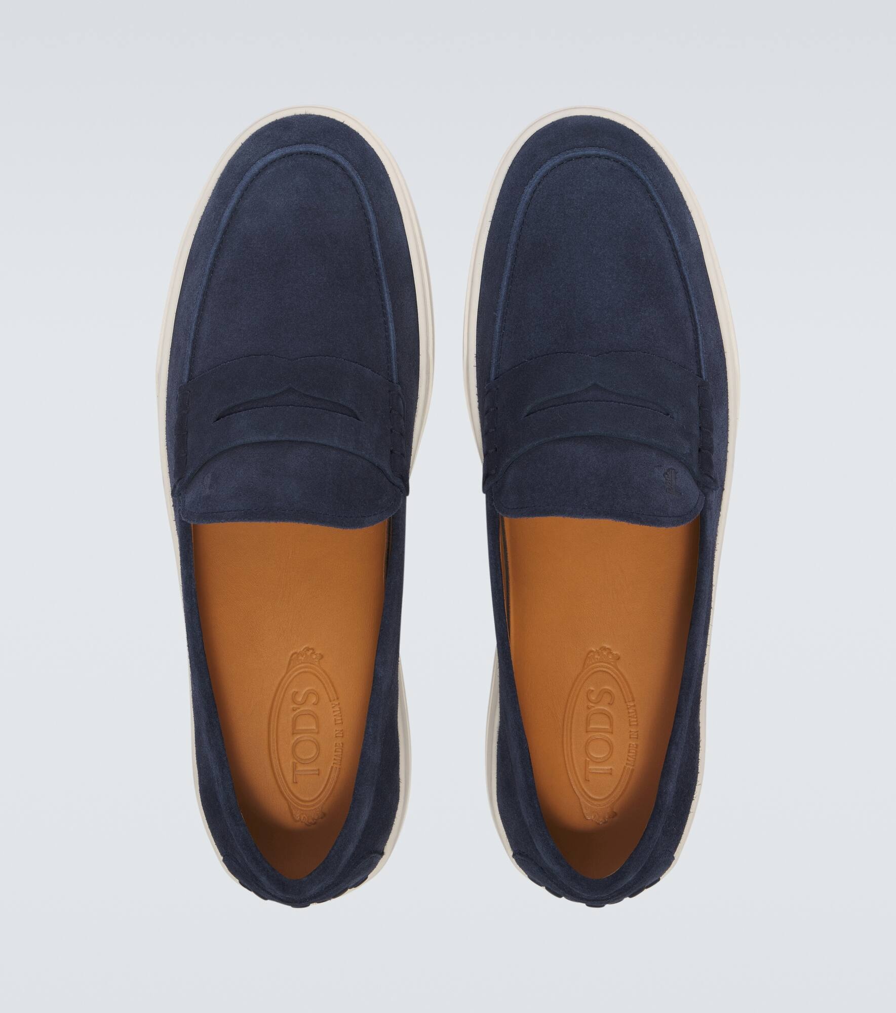Suede penny loafers - 4
