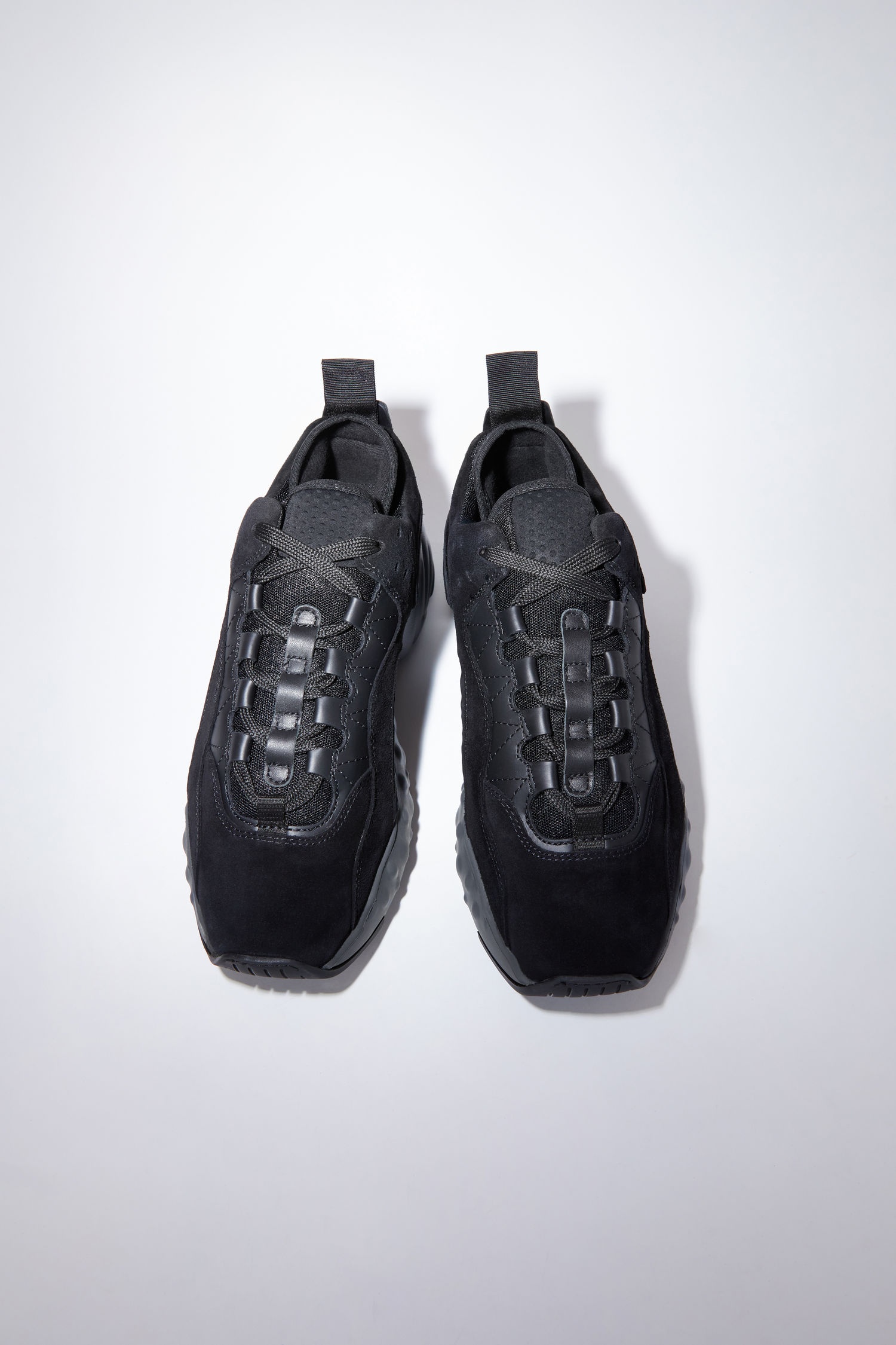 Suede sneakers - Black/black - 2