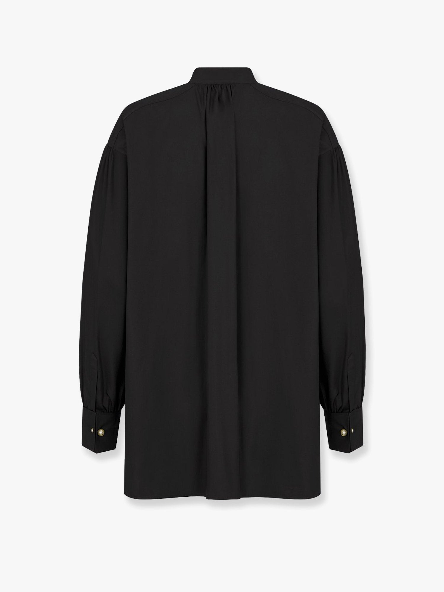 Dior Women Oversize Cotton Shirt With Iconic Bee And Monogram Embroidery - 2