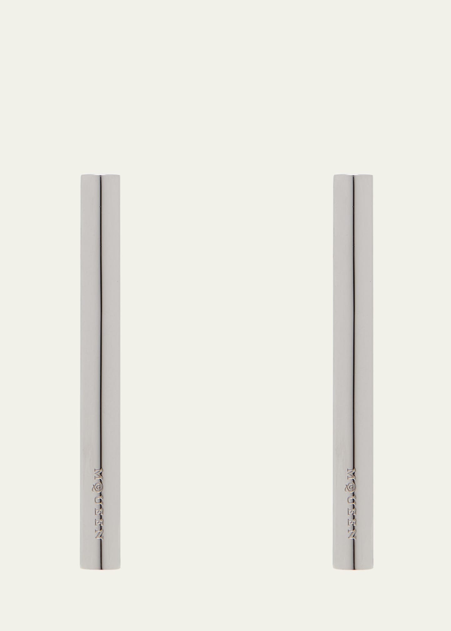 Logo Cross Bar Earrings - 1