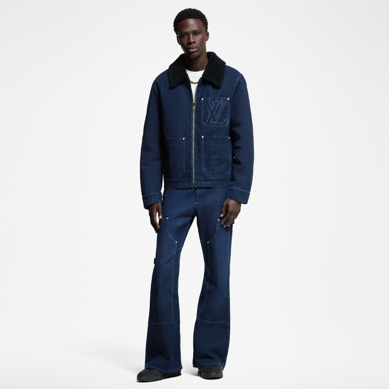 Louis Vuitton Wintery Workwear Denim Jacket outlook