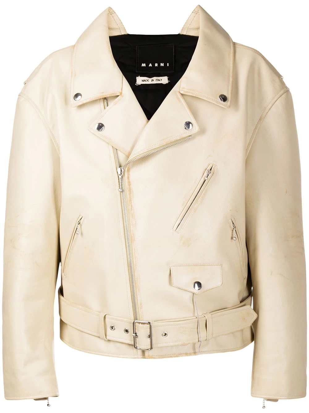 oversized biker jacket - 1