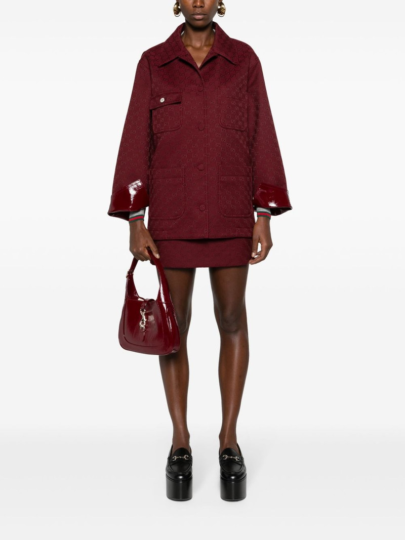 GUCCI GG jacquard military jacket outlook