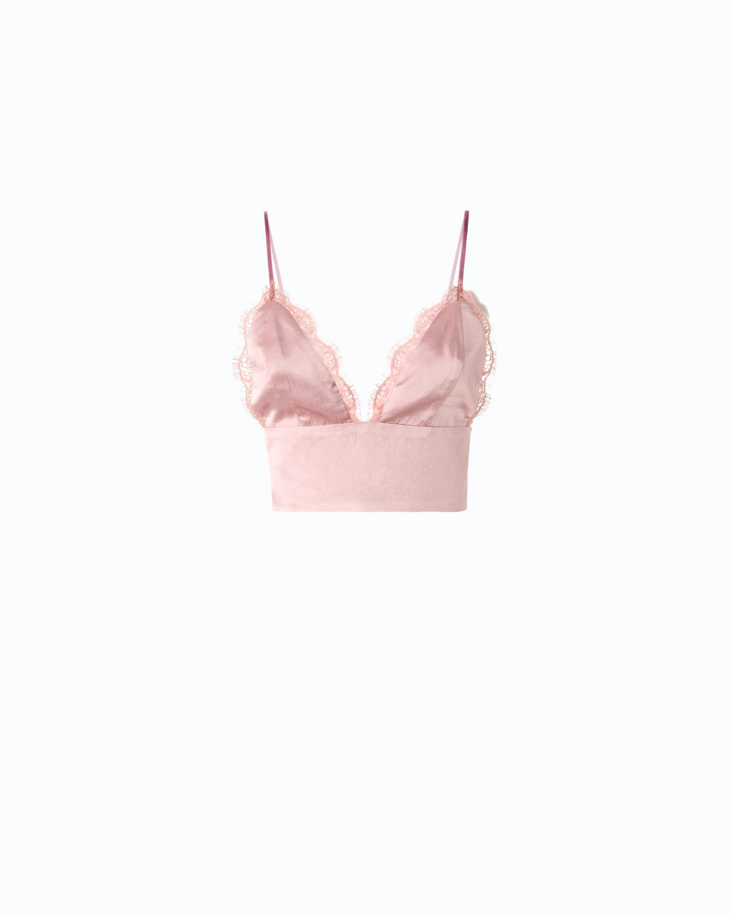 BUSTIER TOP WITH SPAGHETTI STRAPS - 1