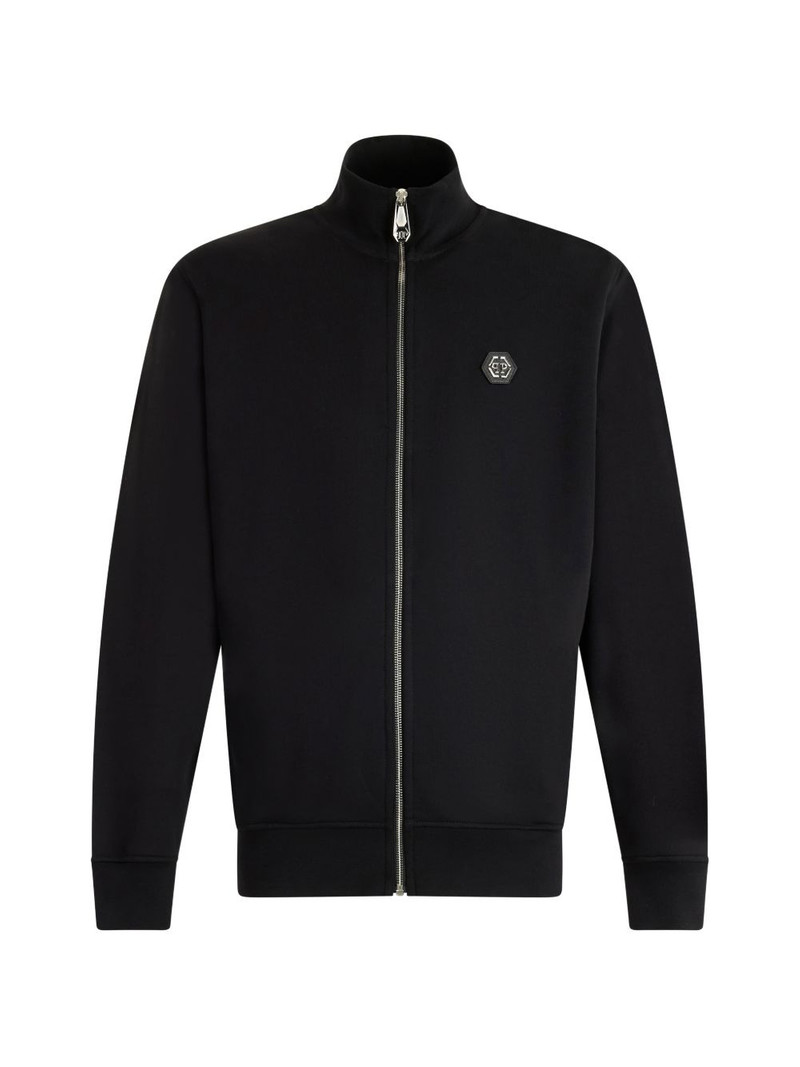 skull-print track jacket 1