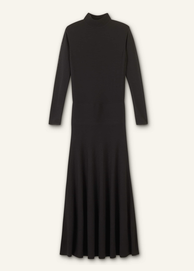 2-in-1 Knit Maxi Dress - 1