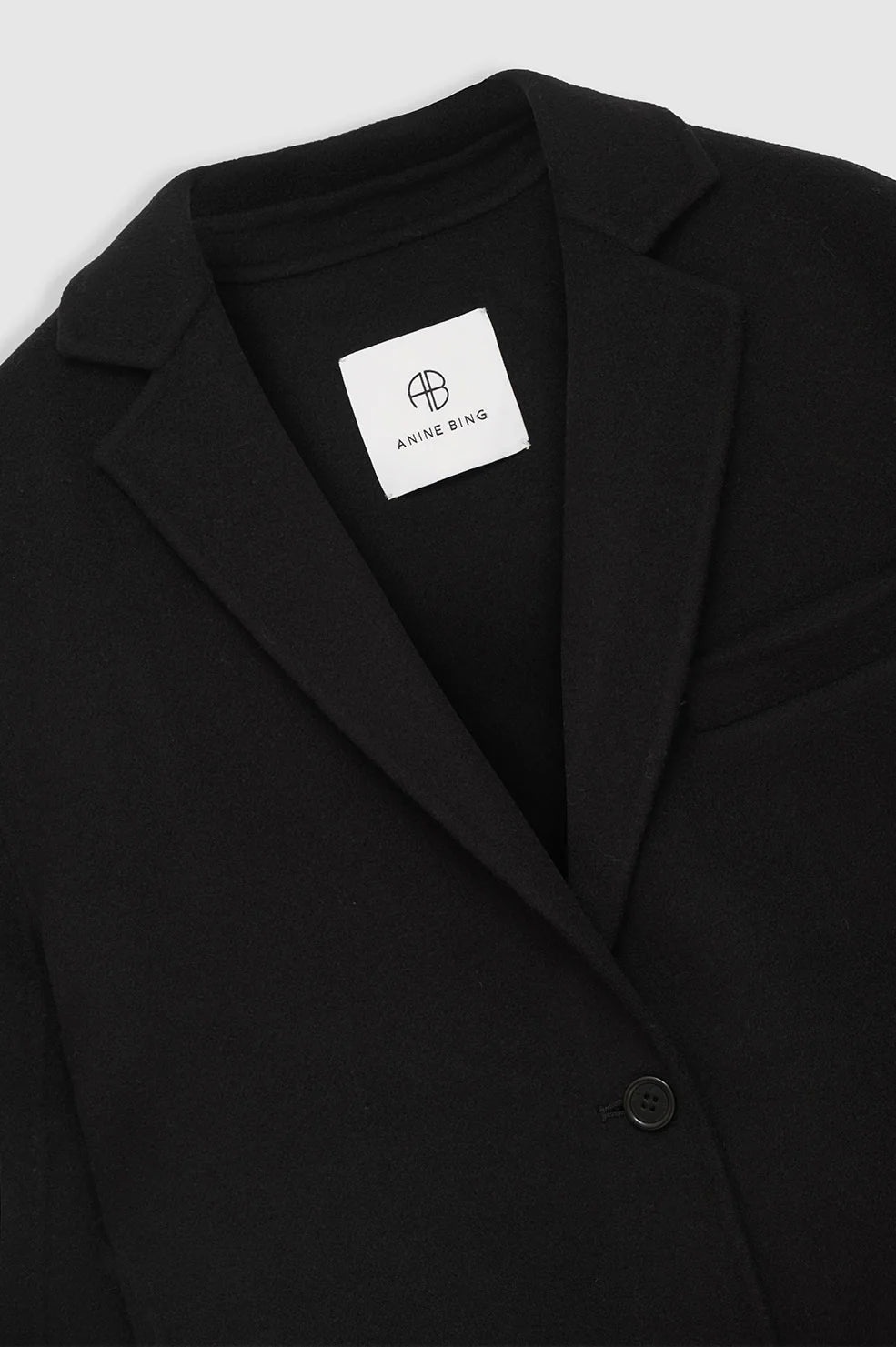 Quinn Blazer - Black Cashmere Blend - 4