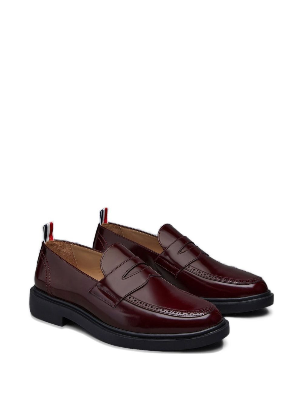 penny leather loafers - 2