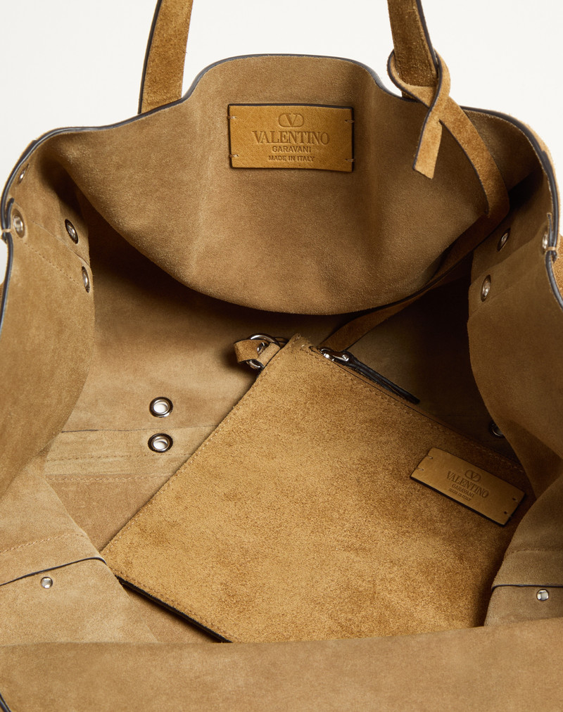 Valentino VALENTINO GARAVANI MEDIUM NELLCÔTE SUEDE SHOPPING BAG outlook