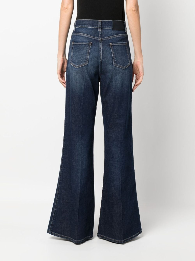 high-rise flared jeans 4