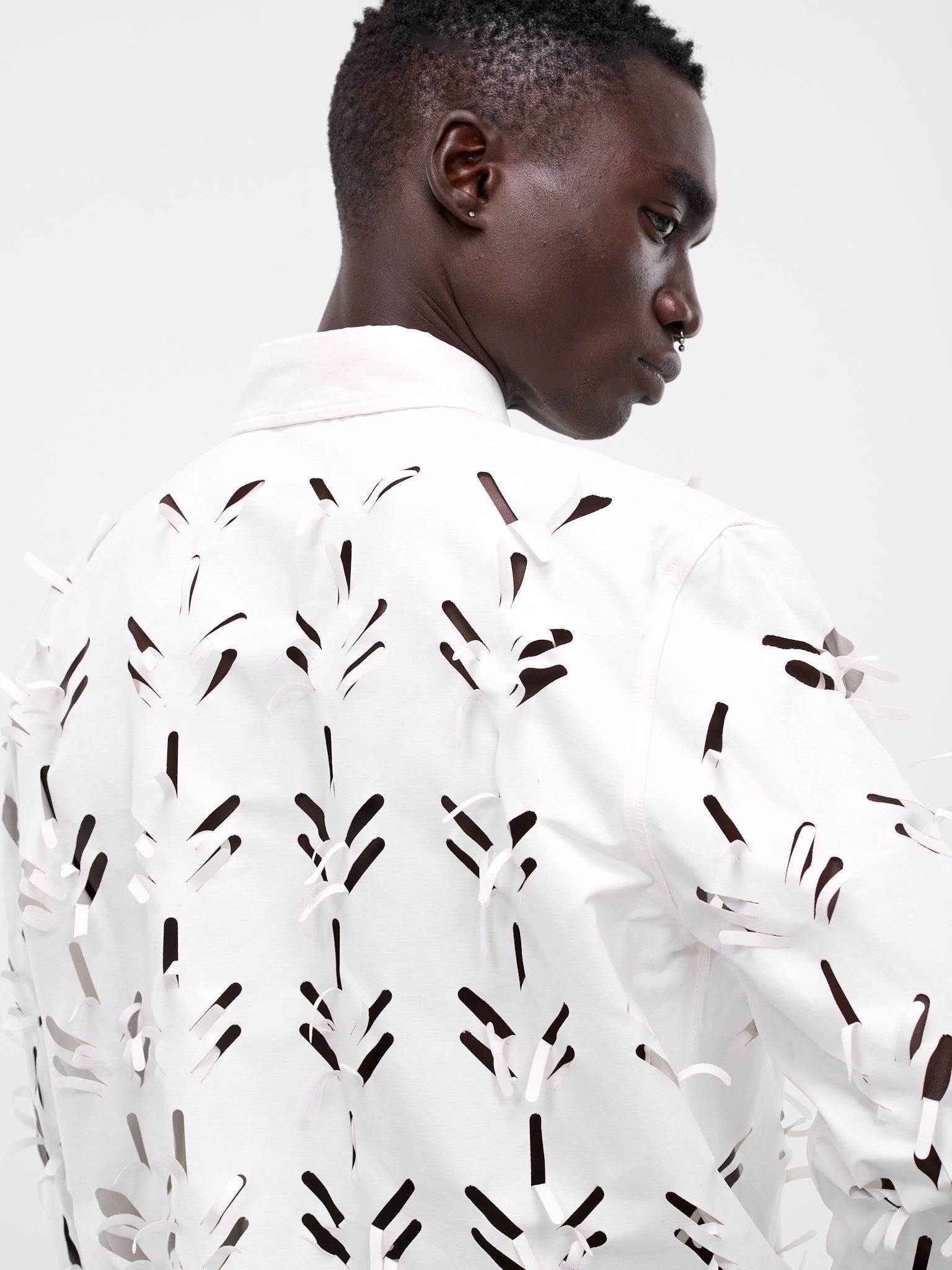 Laser-Slashed Shirt - 4