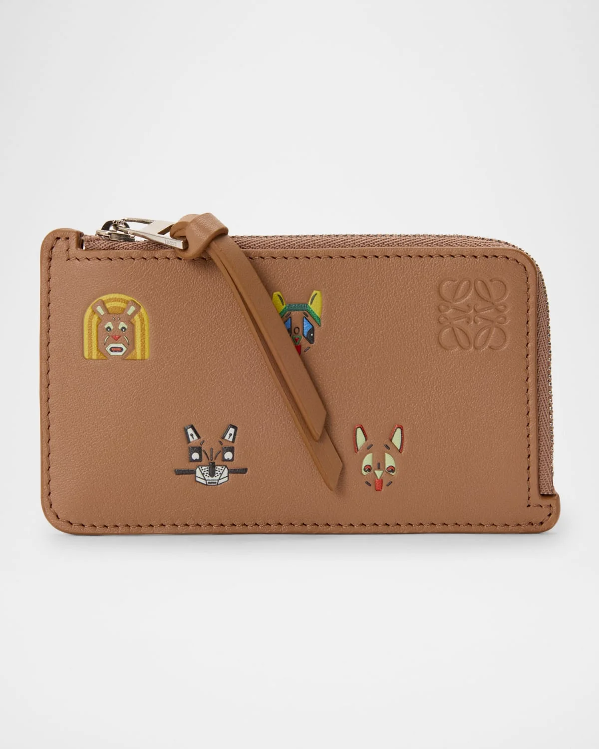 x Louis Wain Zip-Top Wallet in Leather - 1