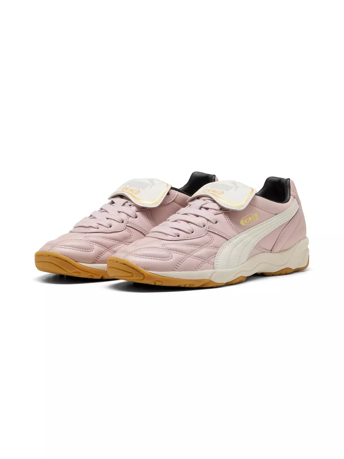 PUMA King Indoor "Pink/White/Gum" Women's Shoe - 3
