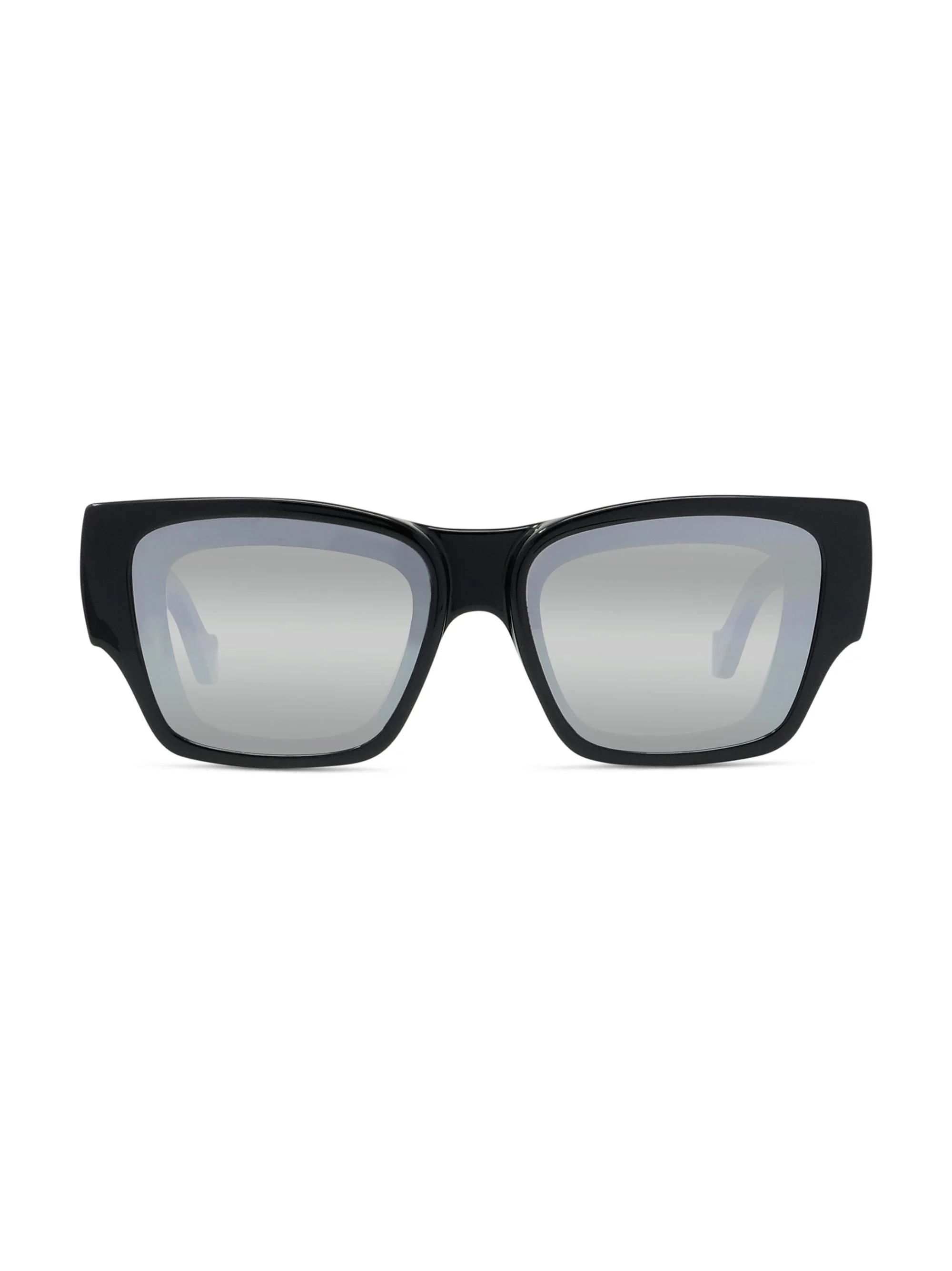 Women's x Paula's Ibiza 56MM Square Sunglasses - Shiny Black Smoke - 1