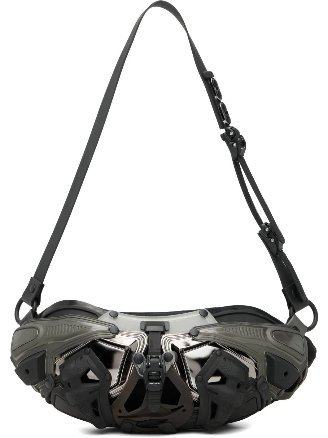 Black & Silver Object I82 Crossbody Bag - 1