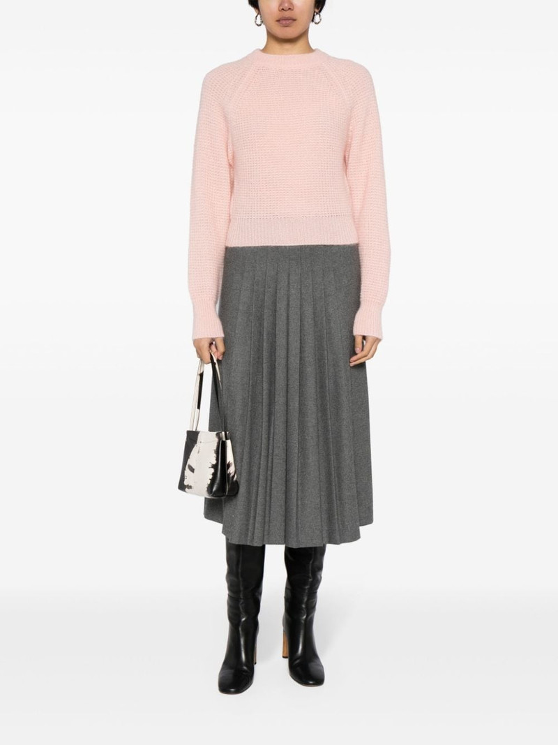 FABIANA FILIPPI mohair-blend crewneck jumper outlook