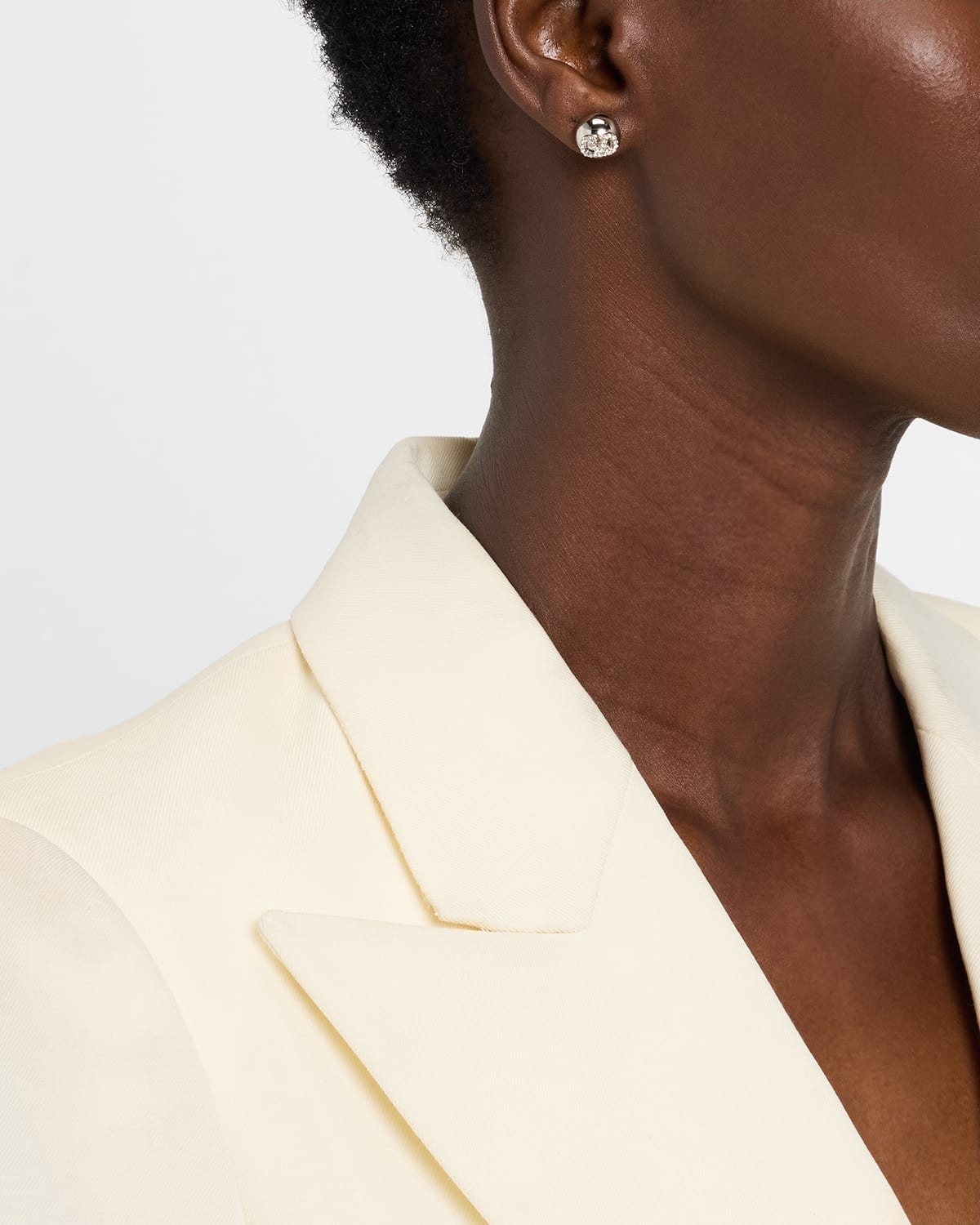 Valentino VLogo Signature Strass Earrings | REVERSIBLE