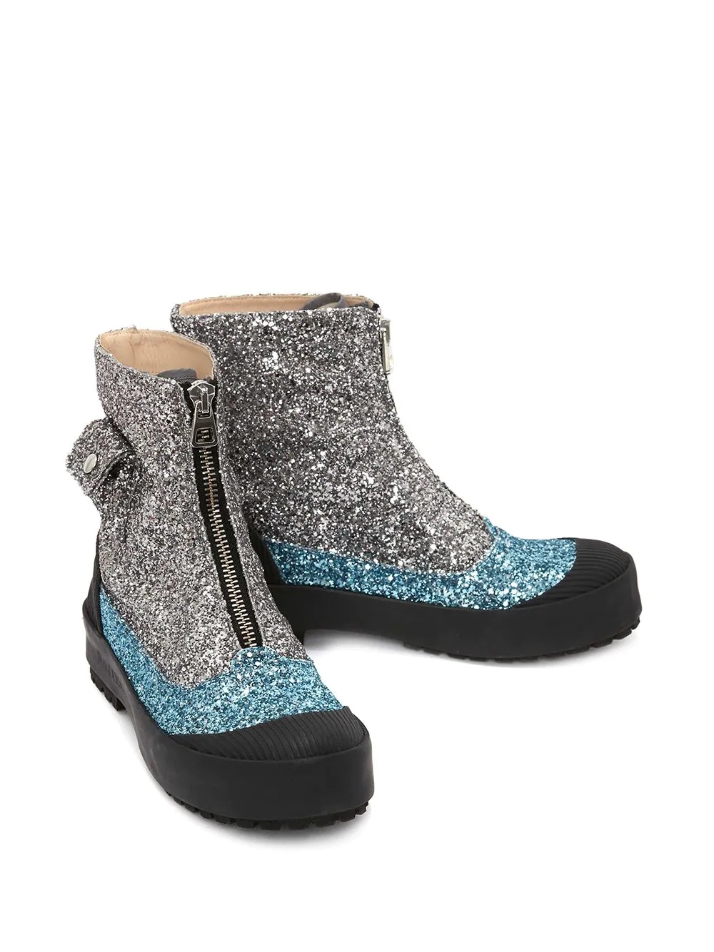 Duck glitter-detail boots - 2