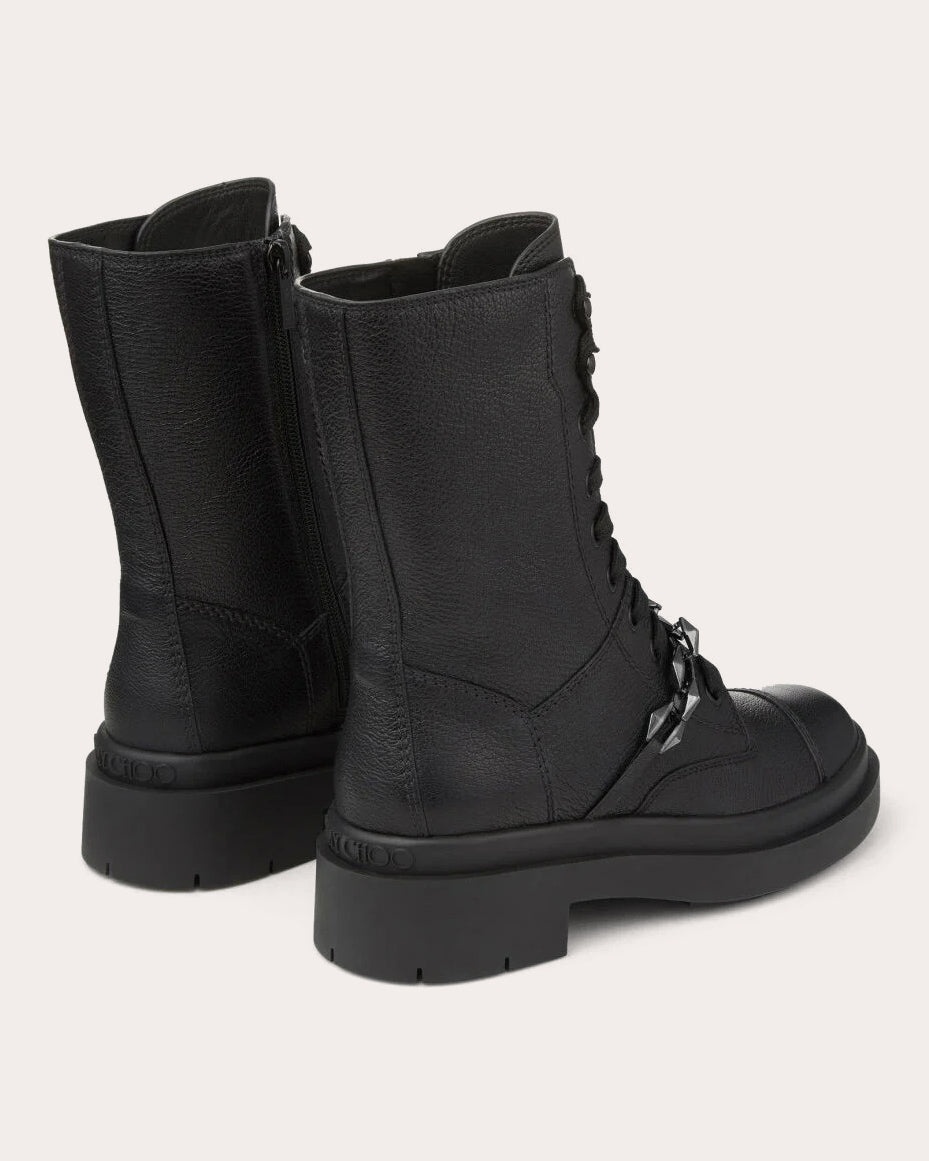 Nari Grained-Leather Ankle Boot - 4