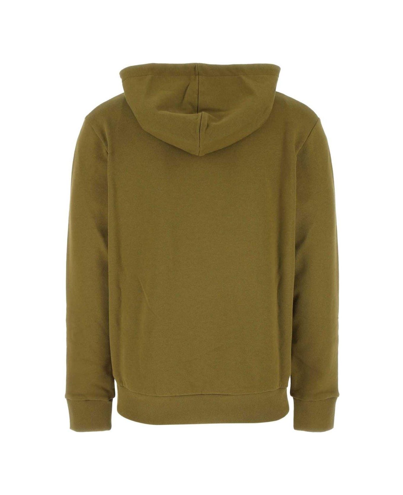 Logo Printed Drawstring Hoodie - 2