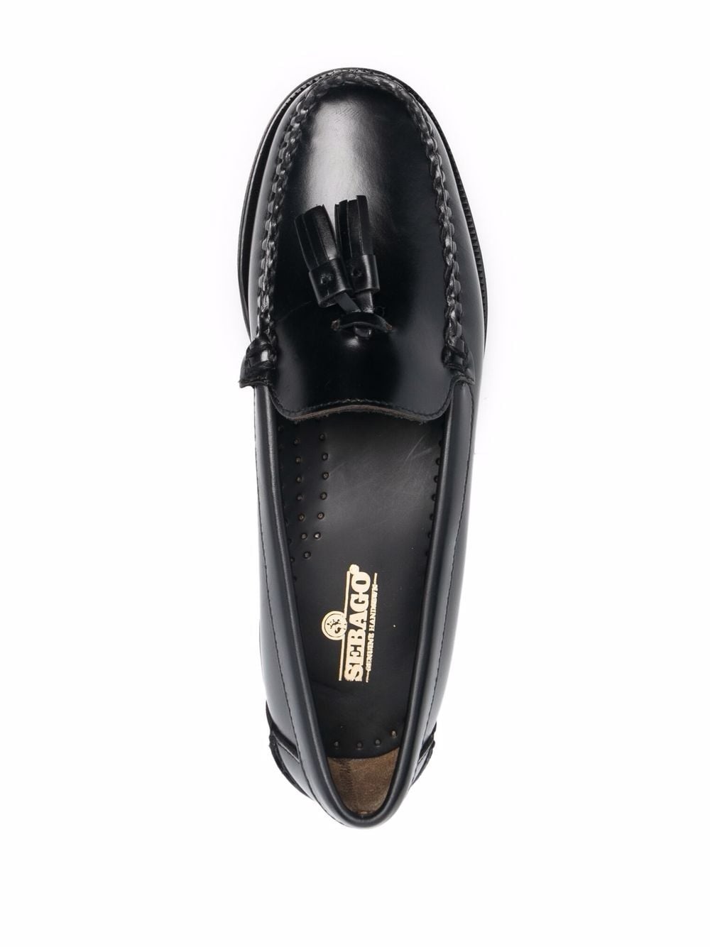 tassel-detail leather loafers - 4