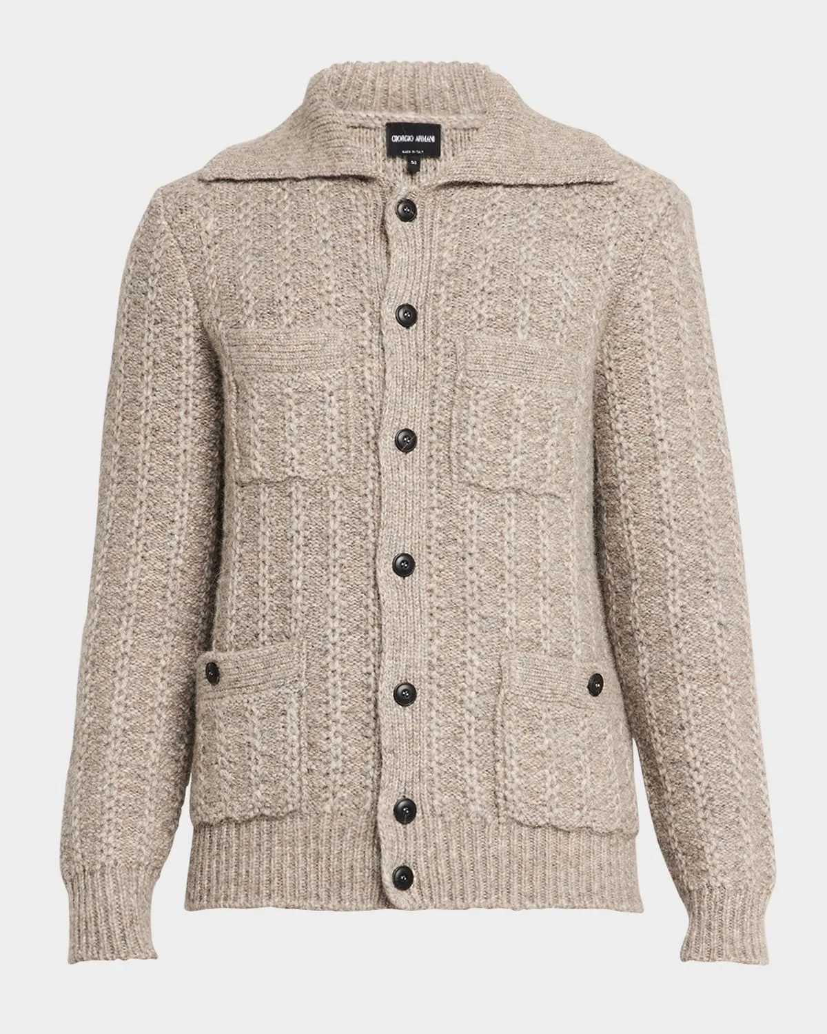 Men's 4-Pocket Cardigan Jacket - 1