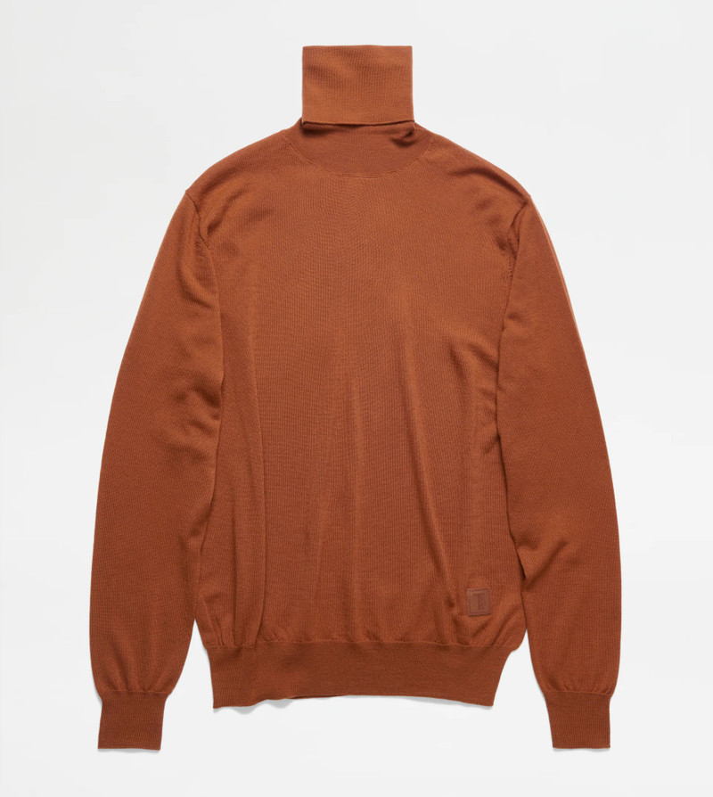TURTLENECK SWEATER - BROWN 1