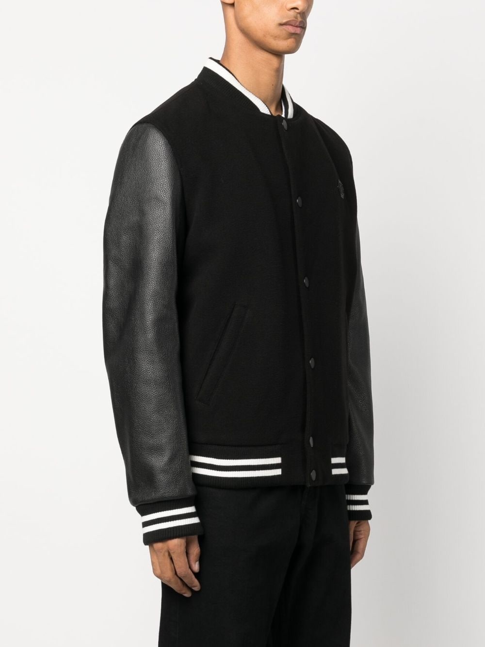 studded-skull bomber jacket - 4