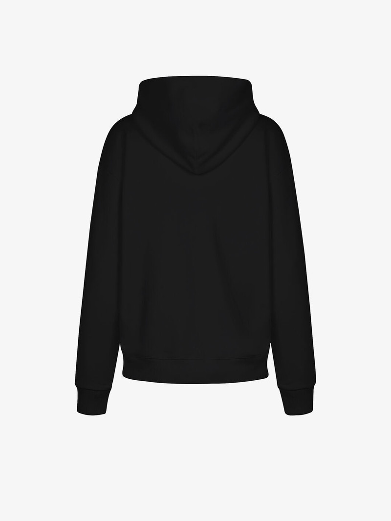 GIVENCHY faded effect embroidered hoodie 3