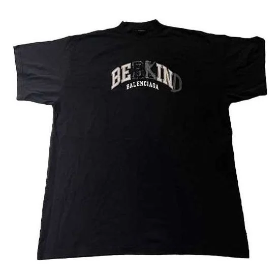 Balenciaga BE KIND Crewneck T-shirt 'Black' 739028TPVD51569 - 1