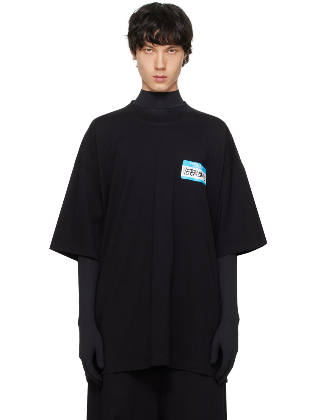 Black 'My Name Is Vetements' T-Shirt - 1