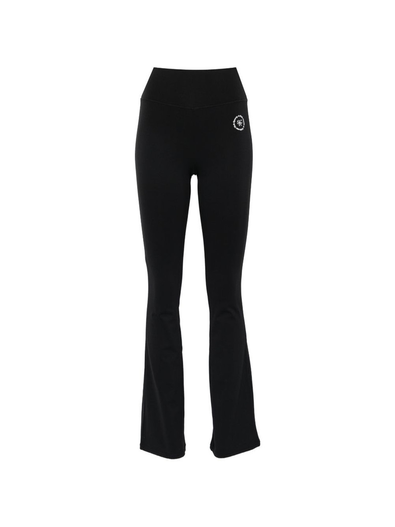 SRHWC logo flared-hem leggings 1