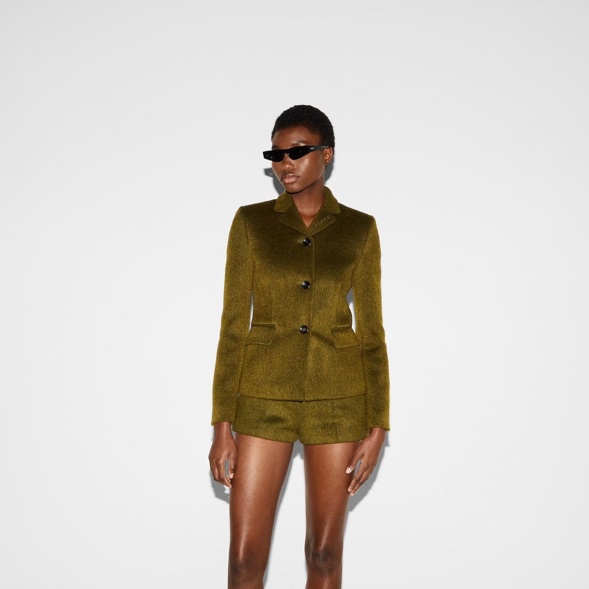 Light wool wool mohair jacket - 3