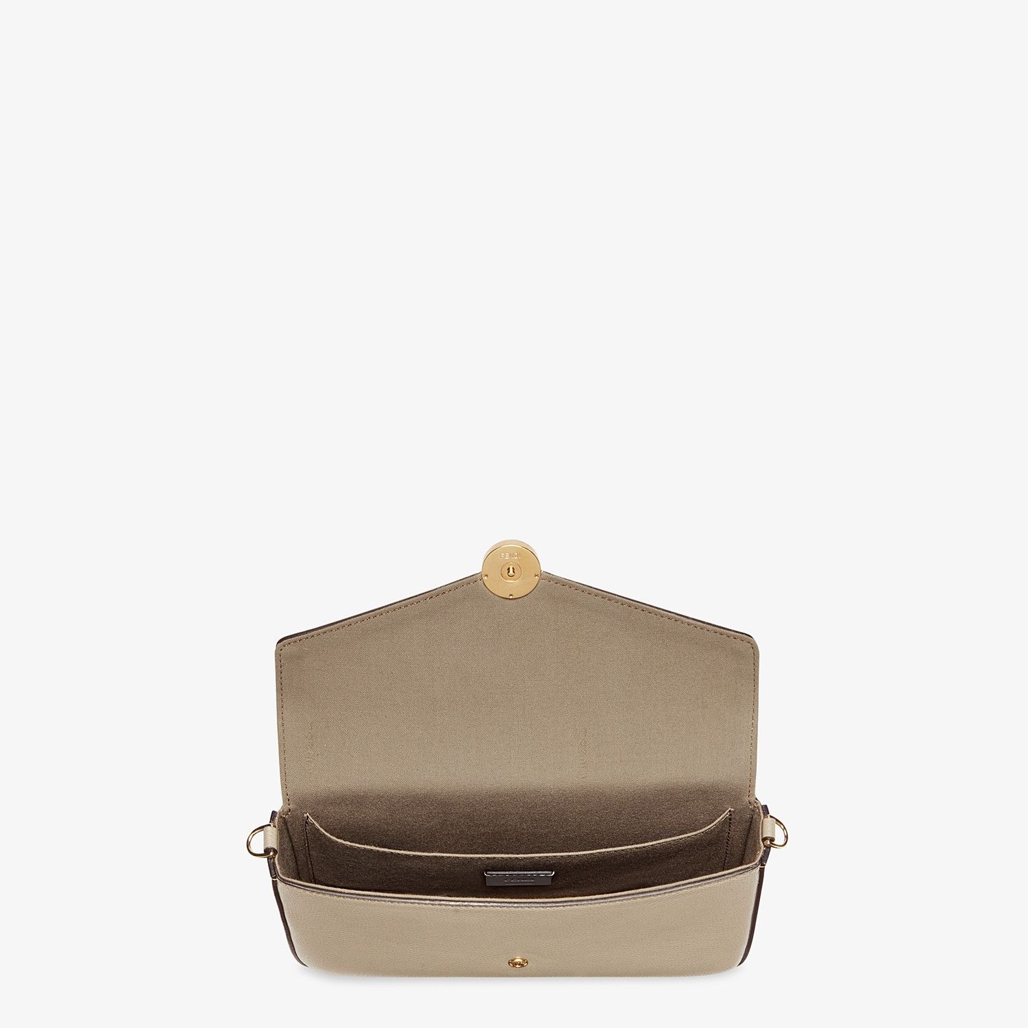 Beige leather mini-bag - 5