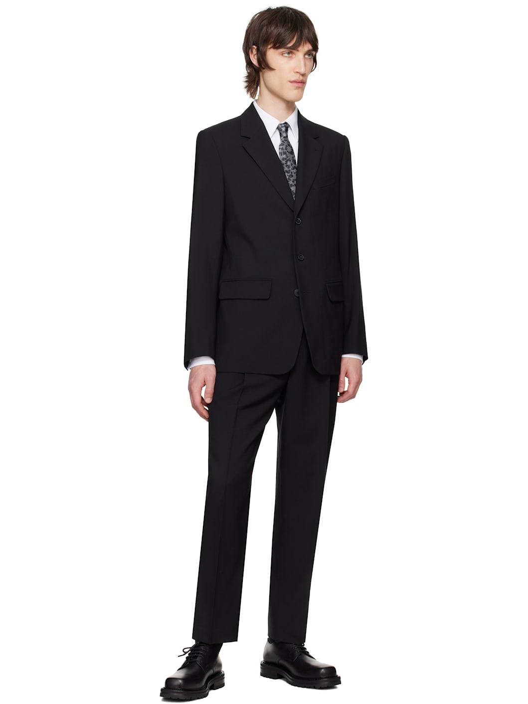 Gray Jacquard Tie - 3