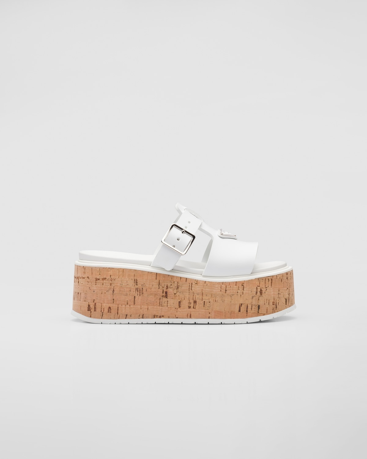 Rubber wedge platform sandals - 1