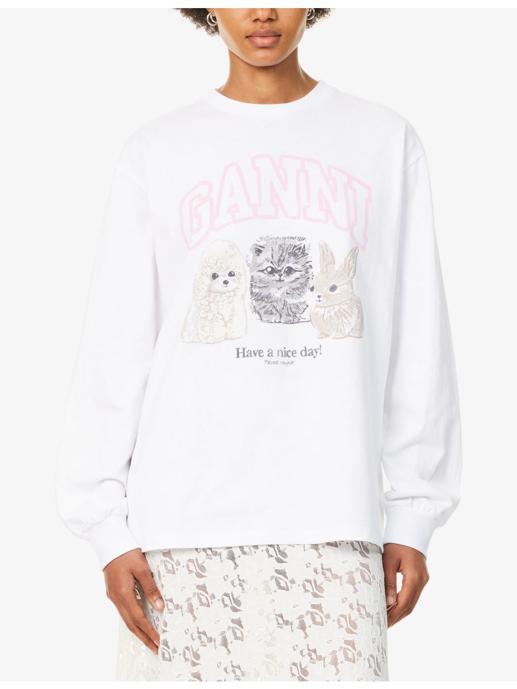 Printed Round-Neck Cotton-Jersey T-Shirt - 3