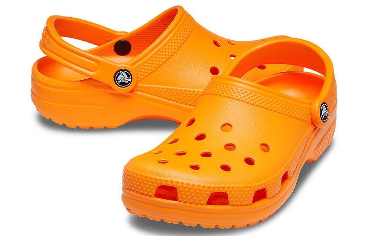 Crocs Beach Unisex Bright Orange Sandals 10001-83A - 7