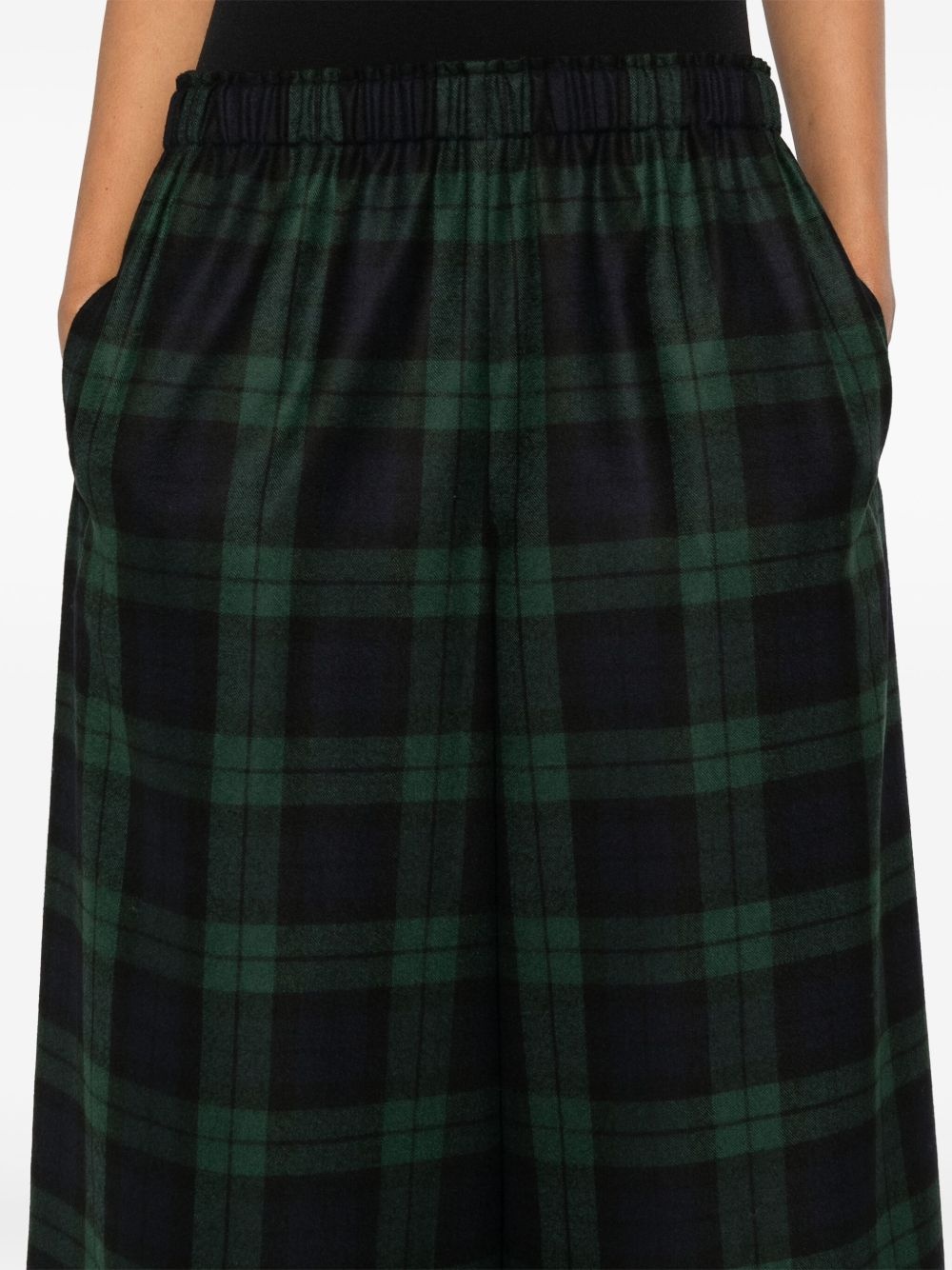 tartan-check trousers - 5