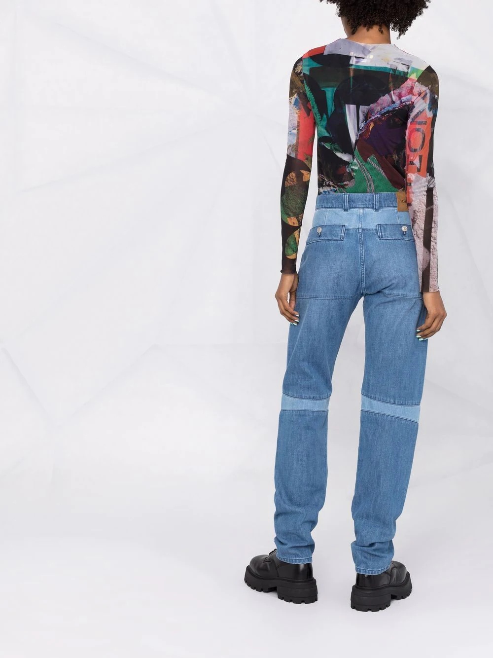 high-rise straight jeans - 6